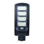 Lampa Stradala LED cu Incarcare Solara, 4U®, 200W, senzor miscare, acumulator intern, telecomanda, 