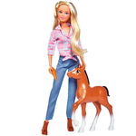 Papusa Simba Steffi Love Little Horse 29 cm cu figurina si accesorii, Simba