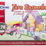 Set de constructie Momki Casuta cu terasa si vehicul MKDR24503, 270 piese (Multicolor)