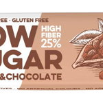 Baton proteic Low Sugar cu cacao si ciocolata, 40 g Bombus, Bombus