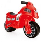 Motocicleta fara pedale rosu 50x71x27 cm, Dolu
