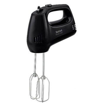 Mixer de mana Tefal Quick Mix HT310838, 300W, 5 viteze (Negru)