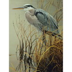 Puzzle Cobble Hill - Great Blue Heron, 500 piese XXL (Cobble-Hill-85029), Cobble Hill