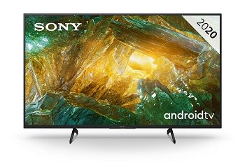 Smart TV Android KD-49XH8096 Seria XH8096 123cm negru 4K UHD HDR