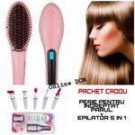 Perie pentru indreptat parul + Cadou Epilator multifunctional, Util OnlineDcm SRL