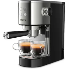 Aparat de cafea Krups - XP442C11, 15 bari, 1l, negru/gri