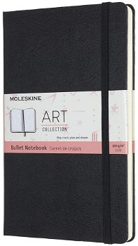 Carnet - Moleskine Art Bullet - Large, Hard Cover - Black | Moleskine, Moleskine