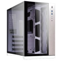 Carcasa acvariu Lian Li O11 Dynamic Mini Snow Edition MiniTower Fara sursa Tempered glass