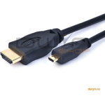 HDMI Male - microHDMI Male, v1.3, 3m, negru, Gembird