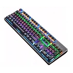 Tastatură mecanică, joc de lumini, RGB, Gonga® Negru