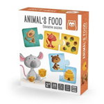 Puzzle Eurekakids Montessori - Animale si hrana lor, 28 piese