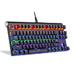 Tastatura Gaming Motospeed K83, Conexiune USB / Bluetooth, Iluminare RGB, Lungime cablu 1.5 m, Motospeed
