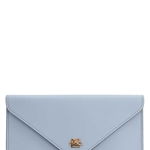 ETRO ETRO LEATHER FLAT POUCH Light Blue