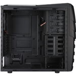 CARCASA CM STORM Enforcer, window version, mid-tower, ATX, 1* 200mm red LED fan & 1* 120mm (inclus), I/O panel, front panel door, black "SGC-1000-KWN1", nobrand