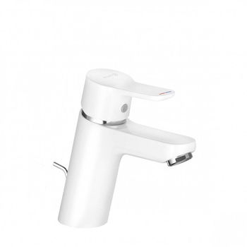 Baterie lavoar, Kludi, Pure&Easy, Alb/Crom