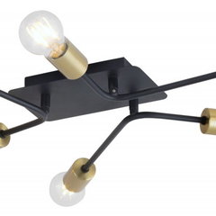Plafoniera Lanny 2103 Negru / Auriu