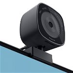 Webcam Dell WB3023, 2K QHD, 60 fps, USB 2.0, negru, 120x120x25mm