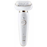 Epilator Braun Silk-epil 9/9001 Sistem Flex, SensoSmart, Micro-Grip, Wet&Dry, 40 pensete, 2 viteze, Alb/Auriu