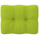 Perna de paleti vidaXL, verde aprins, 50x40x12 cm, material textil, 0.65 kg