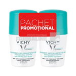 Vichy Pachet Deodorant Roll-on Anti-Transpirant 48 H Intens cu Parfum 50 ml 1 + 1, Vichy