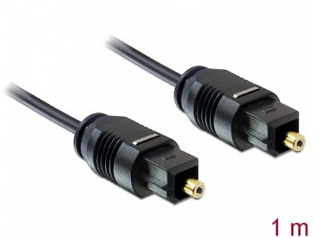 Cablu Audio Toslink Standard male - male 1 m, DELOCK