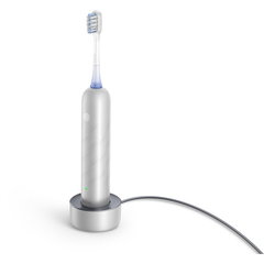 Dreame MOVA Fresh Pro 3DClean™ Periuta de dinti electrica cu aplicatie, periuta sonica pentru adulti, 2 capete de periaj si husa de calatorie, argintiu Dreame MOVA Fresh Pro 3DClean™ Periuta de dinti electrica cu aplicatie, periuta sonica pentru adulti, 2 capete de periaj si husa de calatorie, argintiu