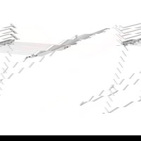 Uscator rufe electric, 230 W, 147 x 54 x 94 cm, 20 de bare, Temperatura maxima 50 grade