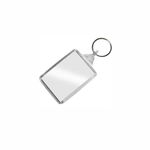 Breloc din plastic transparent, dreptunghiular, 35 x 45 mm, M1 Flaro 