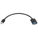 CABLU OTG USB A MAMA - USB TATA TIP C 20CM