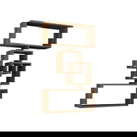 Raft de perete Harmony, 117 x 70 x 22 cm, Nuc, 