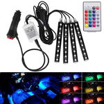 Lumini ambientale auto Kit interior LED RGB cu telecomanda, Tenq.ro