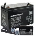 Baterie reincarcabila VRLA 12 V, 100 Ah, pentru barci, rulote, sisteme fotovoltaice, UPS, 25,1 kg, Powermat