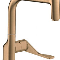 Baterie chiuveta bucatarie bronz periat cu dus extractibil Hansgrohe Axor Citterio Select, Hansgrohe Axor