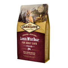 Carnilove Lamb and Wild Boar Cats Sterilised 2 kg, Carnilove