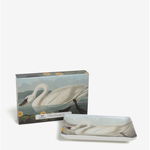 Suport multifunctional din portelan cu print lebada - Magpie Swan, Magpie