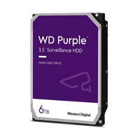 Hard Disk Desktop Western Digital WD Purple Surveillance 6TB 5400RPM 256MB SATA III, Western Digital