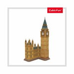 Cubic Fun - Puzzle 3D si Brosura-Big Ben 94 Piese, Cubic Fun