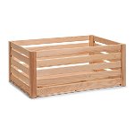 Cutie pentru depozitare din lemn, Pine Natural, L60xl40xH24 cm