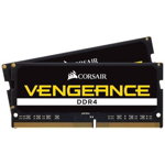Memorie notebook Corsair Vengeance, 32GB, DDR4, 2400MHz, CL16, 1.2v, Dual Channel Kit Memorii notebook Corsair Vengeance, 32GB(2x16GB), DDR4, 2400MHz, CL16, 1.2v, Dual Channel, Corsair