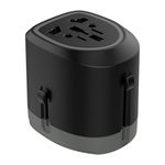 Adaptor universal priza Orico UTT-2U01 negru