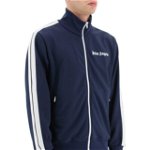 Palm Angels Track Jacket With Bands NAVY BLUE WHITE