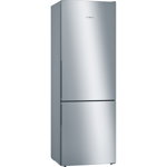 Combina frigorifica Bosch KGE49AICA, Low Frost, 413 L, Super-racire, Compartiment VitaFresh 0°C, Suport sticle, H 201 cm, Inox antiamprenta