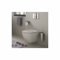 Set vas wc suspendat Ideal Standard Tesi Aquablade cu capac slim softclose