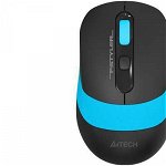 Mouse wireless A4Tech FG10 gaming, 2000 DPI, USB, albastru