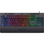 Tastatura gaming Redragon Shiva neagra iluminare RGB