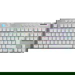 Tastatură mecanică Logitech - G915 X Lightspeed TKL Low-Profile, fără fir , Tactile, RGB, alb