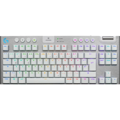 Tastatura Logitech G915 X Lightspeed TKL GL TACTILE USB/USB Wireless/Bluetooth Layout US Alb