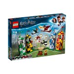 LEGO 75956 Harry Potter Quidditch Match Building Set, Gryffindor Slytherin Ravenclaw and Hufflepuff Towers, Harry Potter Toy Gifts