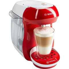 Espressor capsule Tassimo Happy TAS1006, 0.7l, 1400W, rosu-alb