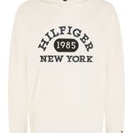 Tommy Hilfiger, Hanorac cu logo brodat, Kaki